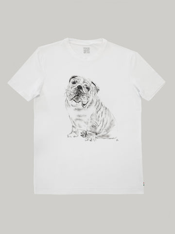 T-Shirt Uomo Girocollo Bulldog